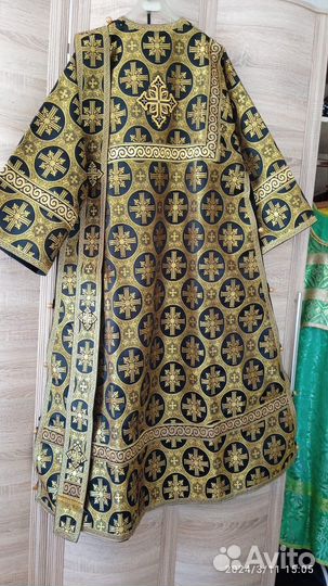 Дьяконское новое облачение парча