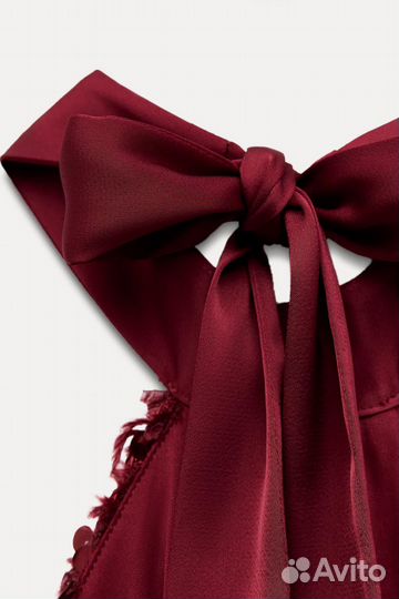 Топ с пайетками zara Party