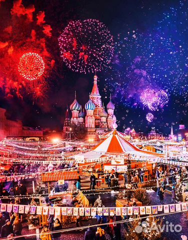 Горящий тур Москва из Казани на Новый Год