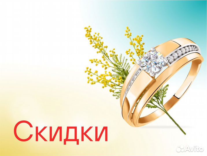Золотые серьги с фианитами