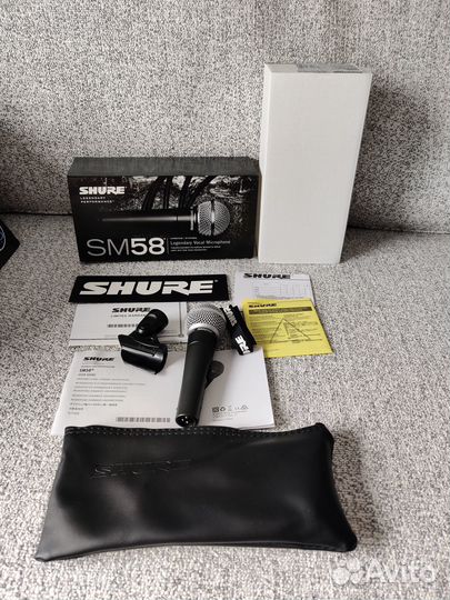 Микрофон Shure SM58SE (с переключателем), оригинал