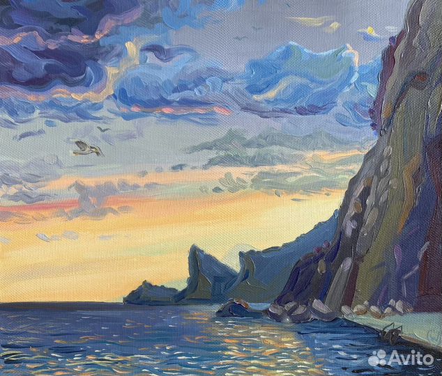 Пейзаж маслом «Крым»