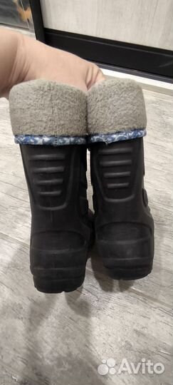 Резиновые сапоги Котофей с вкладкой 27 р