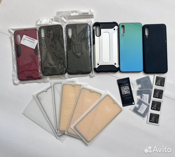 Чехол и стекло на Samsung A50