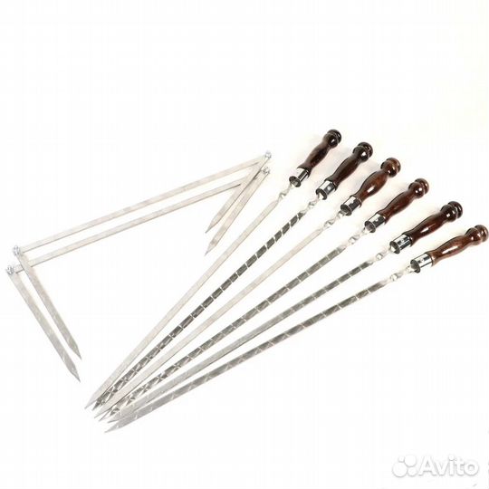 Набор шампуров подарочный