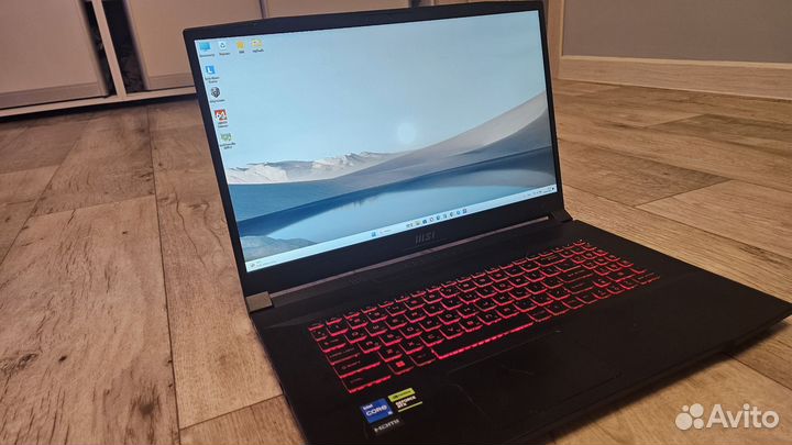 Игровой ноутбук MSI 17.3. 3050