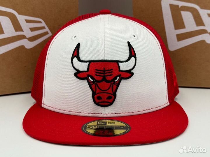 Бейсболка New Era Chicago Bulls Trucker 7 1/4