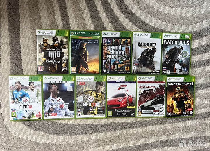 Диски на xbox 360