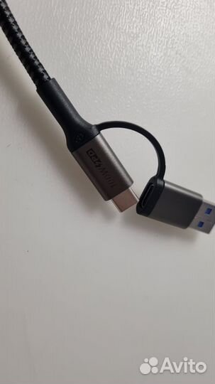 Кабель uGreen PD \ type-C type-C+Usb A 10Gb\s