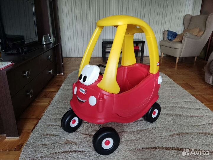 Развивающий автомобиль машина Little tikes красная