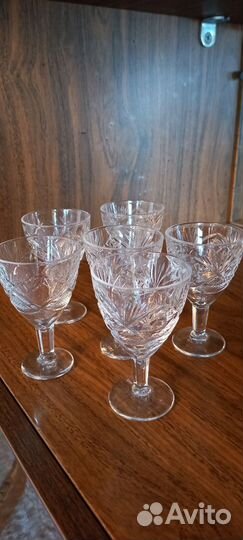 Хрустальные рюмки СССР