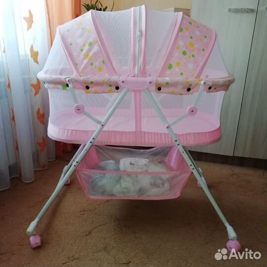 Детская кровать люлька для новорожденных