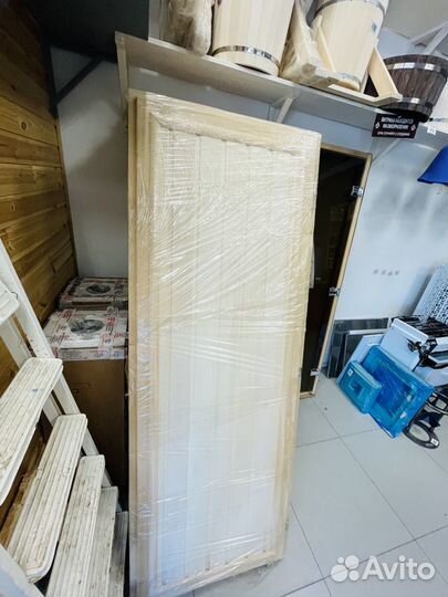 Двери для бани деревянные