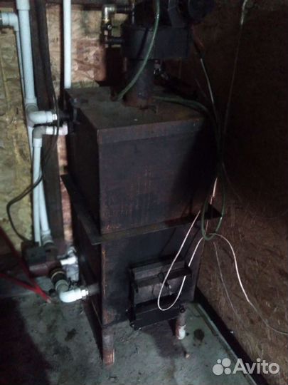 Котел на отработке с водяным контуром 50 квт