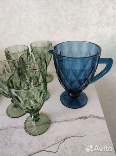 Набор бокалов + кувшин
