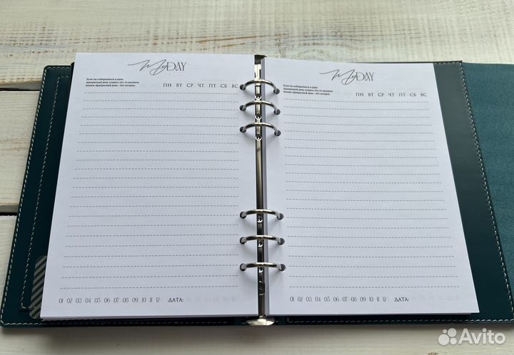 Кожаный едедневник-органайзер