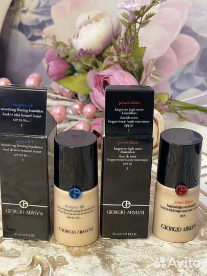 Тональный крем giorgio armani, Estee Lauder,Nars