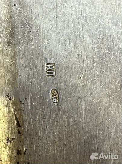 Портсигар серебро 84