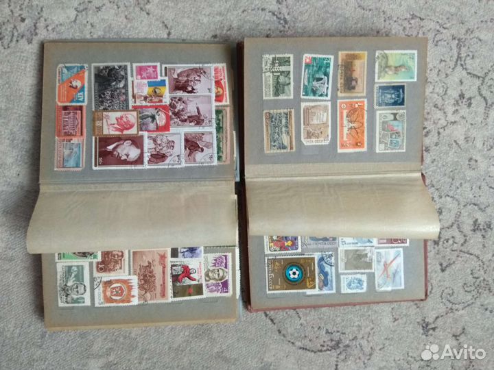 2 альбома с марками