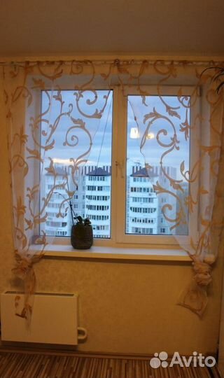 Тюль для кухни новый