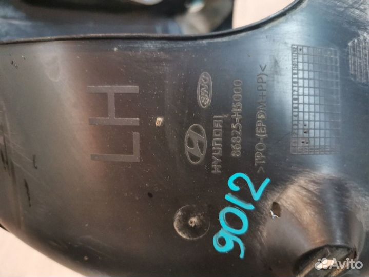 Подкрылок локер задний левый Hyundai Solaris HCR
