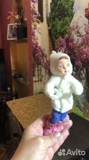 Продаю ватные новогодние игрушки ручной работы