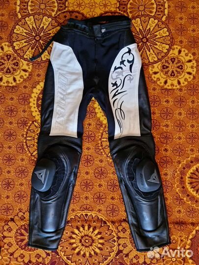 Мотоштаны кожаные женские