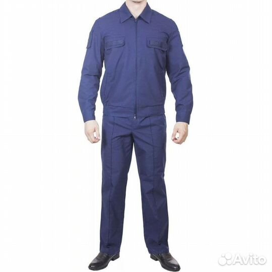 Офисная военная форма синяя