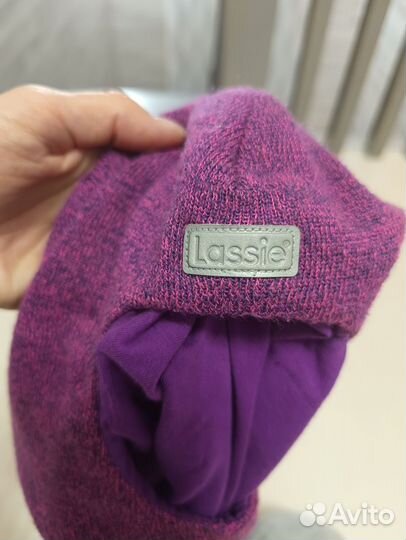 Шапка шлем для девочки lassie 54-56