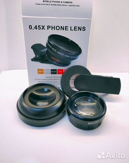 Линза для смартфона 37мм 0,45x