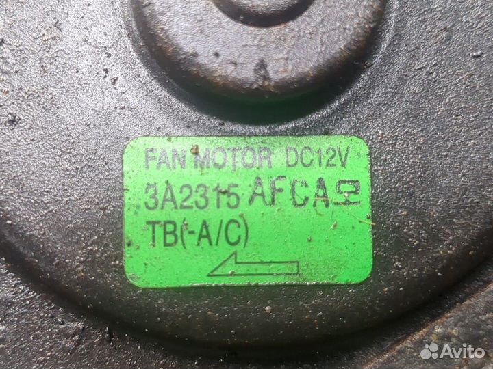 Вентилятор радиатора Hyundai Getz, 2005