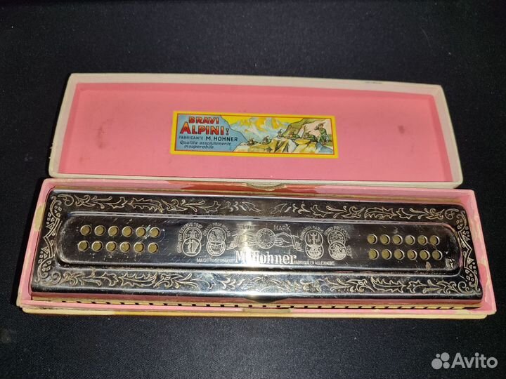 Губная гармошка hohner bravi alpini