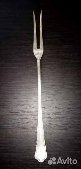 Серебряная вилка. 31гр. Старинное серебро