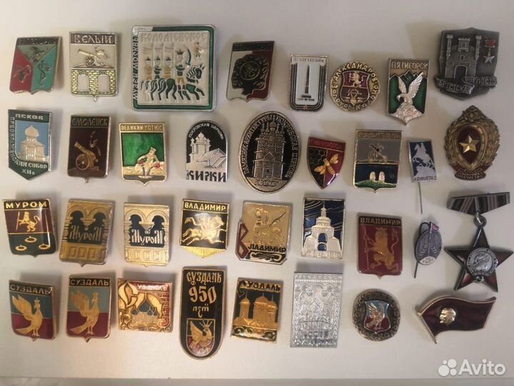 Значки города России