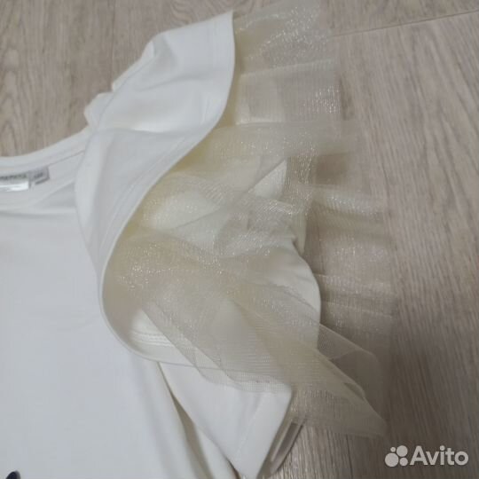 Платье с пышными рукавами р 122