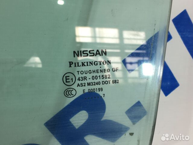 Стекло двери перед лев nissan qashqai J10 2.0 ат