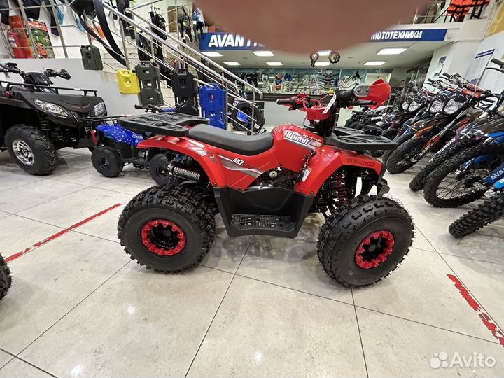 Детский квадроцикл Хантер 8 нью люкс красный