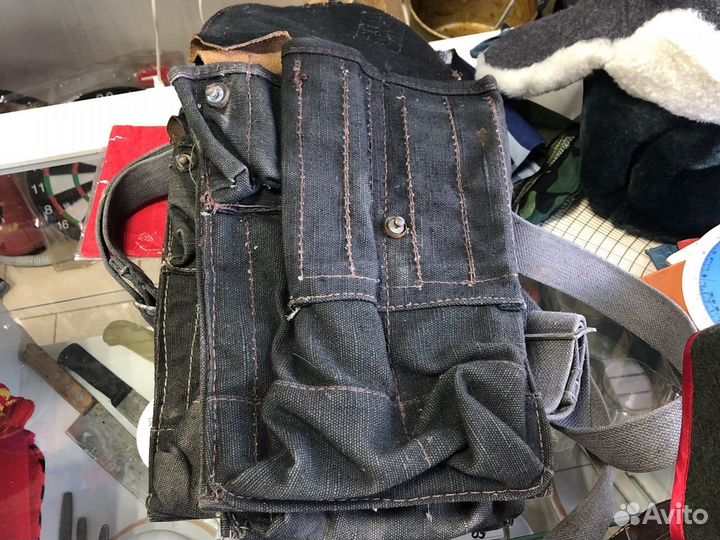 Подсумок мосина кирзовый коричневого цвета