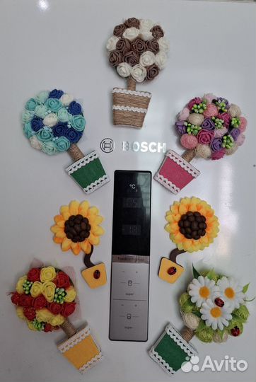 Топиарий-магнит. 8 марта