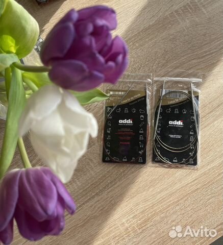 Новые спицы Addi d3,5 леска 40 см