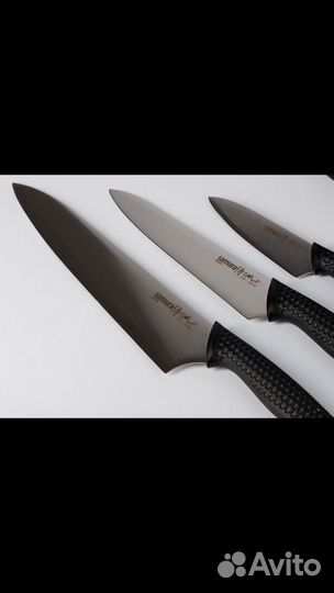 Набор ножей на подставке samura Golf