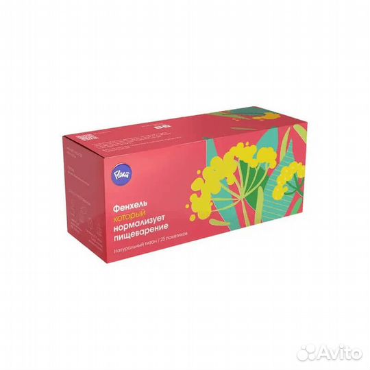 Натуральный тизан Фенхель в пакетиках Floris