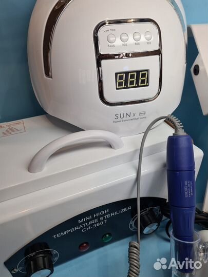 Новый Набор маникюрный для мастера с оборудованием