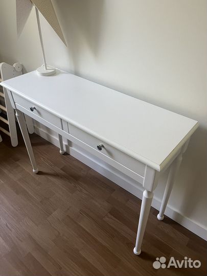 Консоль белая с 2 ящиками La Redoute