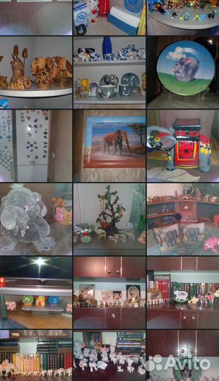 Фигурки слонов