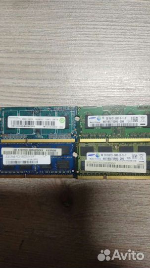 Оперативная память для ноутбука DDR2,DDR3 2 Gb,4Gb