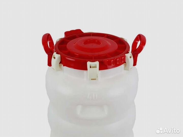 Бочка пластиковая герметичная с гидрозатвором 40 л