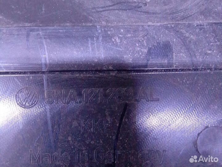 Дефлектор радиатора volkswagen tiguan 2