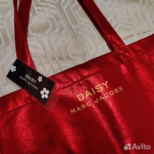 Сумка Marc Jacobs tote шоппер daisy красная