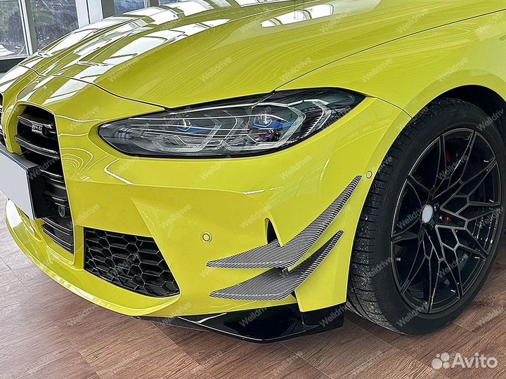 Накладки на передний бампер BMW M3 G80 G81 M4 G82